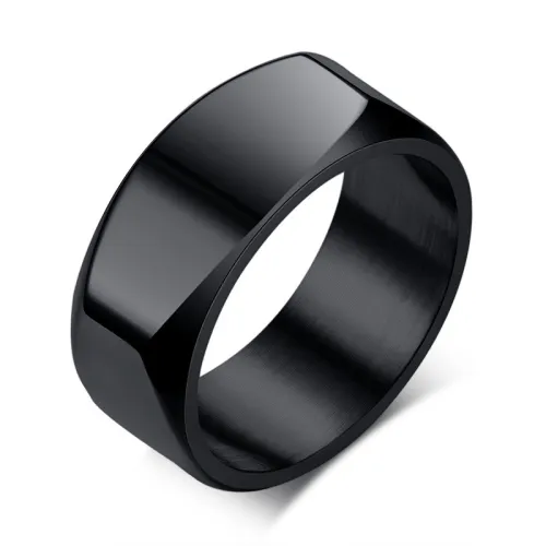 Wholesale Stainless Steel Mens Black Wedding Bands