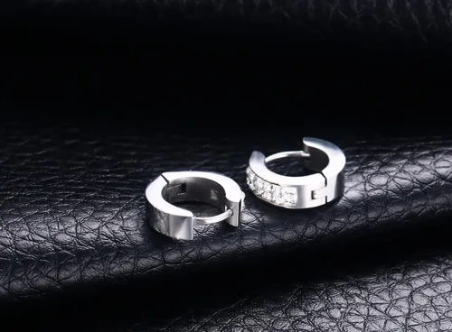 Wholesale Stainless Steel Huggie Hoop Earrings