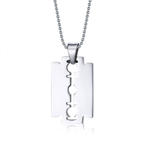 Wholesale Mens Stainless Steel Blade Necklaces Pendants
