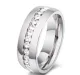 Wholesale Stainless Steel CZ Wedding Rings