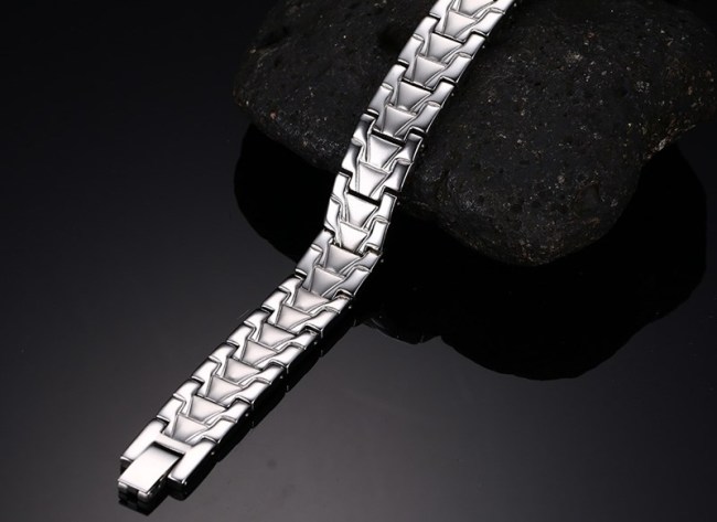 Wholesale Stainless Steel Black Magnetic Therapy Bracelets