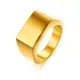 Wholesale Stainless Steel Simple Rectangular Seal Ring