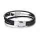 Wholesale Stainless Steel Guitar Bracelets Personalized Leather Bracelet for Men