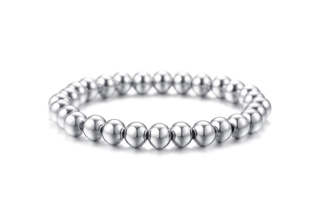 Wholesale Stainless Steel 8mm Beads Bracelet
