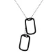 Wholesale Mens Stainless Steel Double Dog Tags  Necklace (can be personalised)