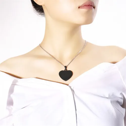 Wholesale Personalised Stainless Steel Heart Necklace