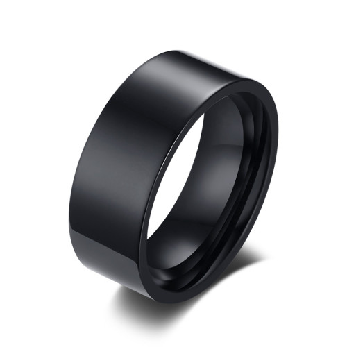Wholesale Men's Stainless Steel Wedding Ring with Flat Face