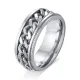 Wholesale Stainless Steel Spinning Chain Ring for Men