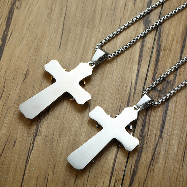 Wholesale Multiple Muslim Cross Necklace Stainless Steel Cross Pendant