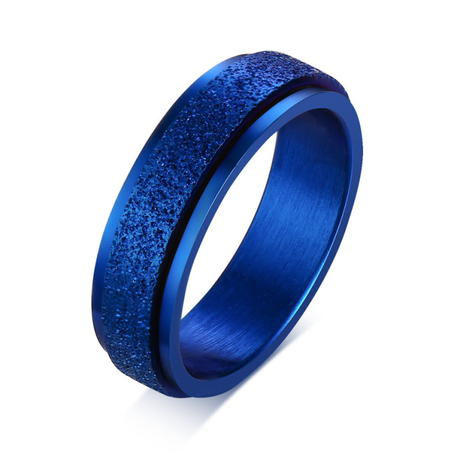 Wholesale Stainless Steel Rotating Wedding Ring For Men Women