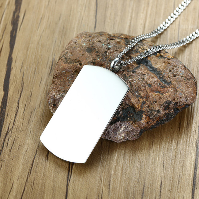 Wholesale High Quality Stainless Steel Dog Tag Pendant