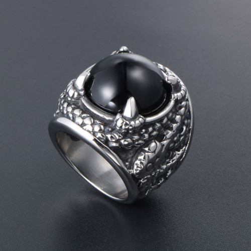 Wholesale Steel Vintage Gothic Dragon Claw Ring