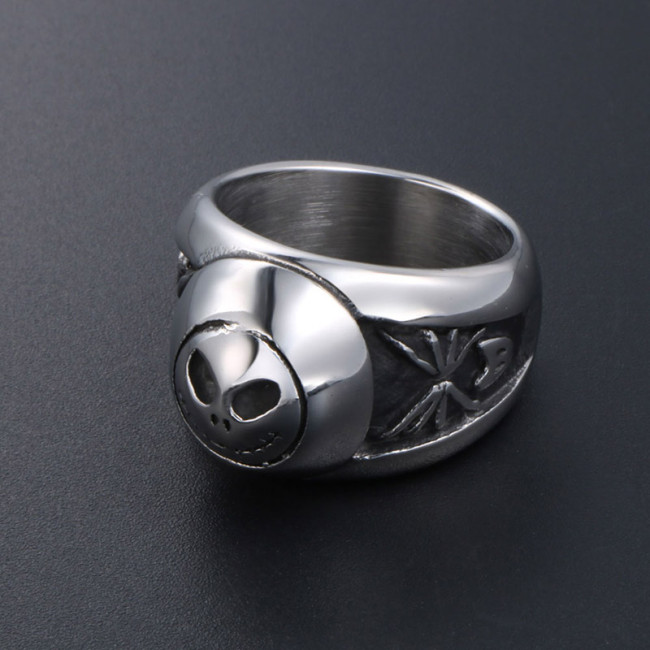 Wholesale Stainless Steel Smile Skull Ring Meaning