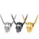 Wholesale Stainless Steel Small Anatomical Skull Pendant