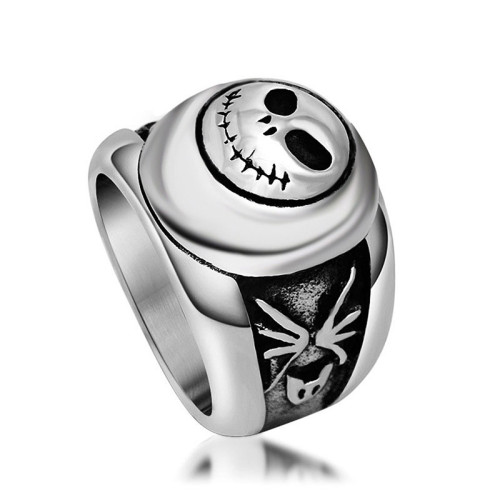 Wholesale Stainless Steel Smile Skull Ring Meaning
