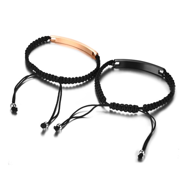 Wholesale Stainless Steel Inspirational Couple Bracelet