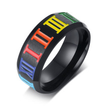 Wholesale Stainless Steel Rainbow LGBT Pride Ring