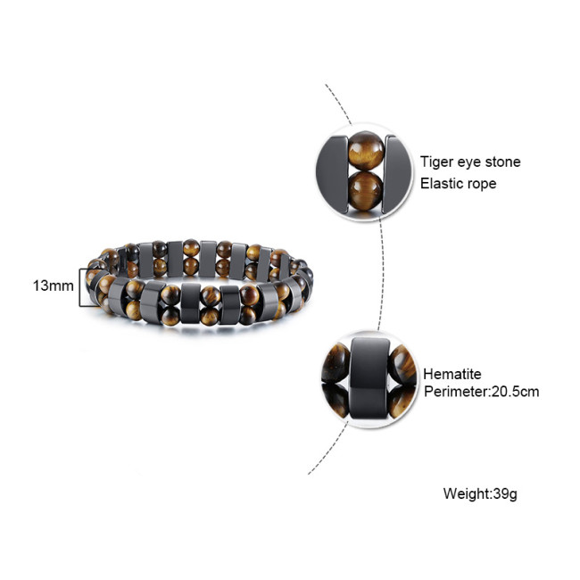Wholesale Men's Hematite Bead Bracelet