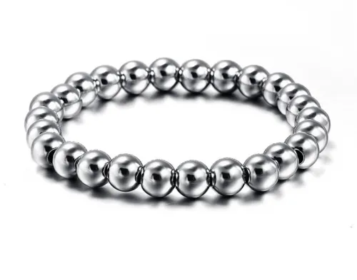 Wholesale Stainless Steel 8mm Beads Bracelet