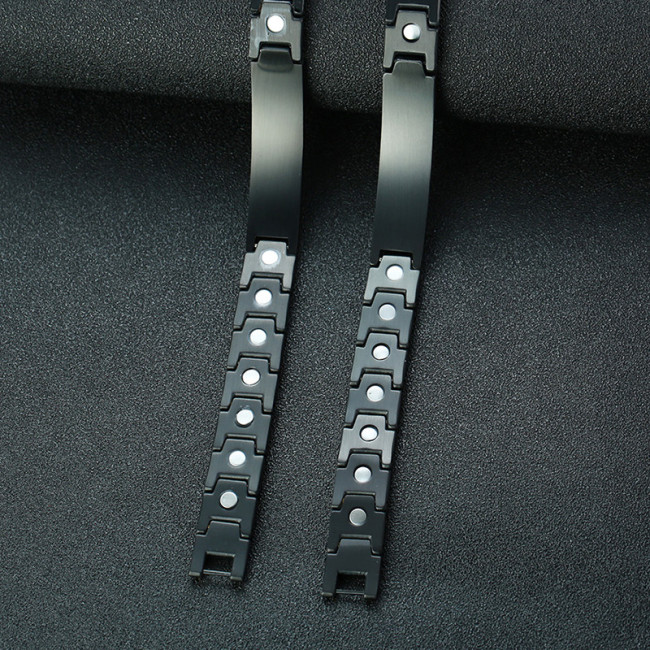Wholesale Stainless Steel ID Magnetic Bracelet