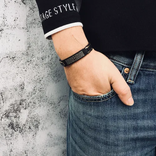 Wholesale Stainless Steel ID Magnetic Bracelet