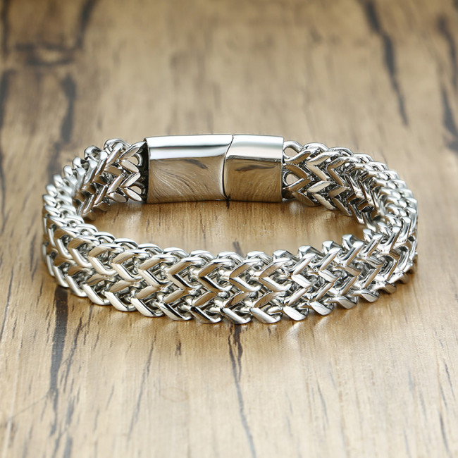 Wholesale Stainless Steel Franco Link Bracelet