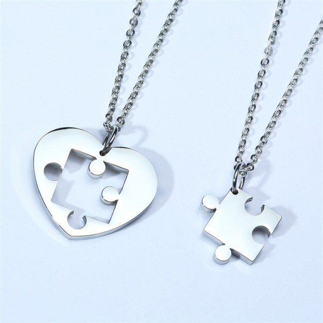 Wholesale Stainless Steel Matching Pendants for Couples