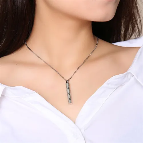 Wholesale Stainless Steel Paw Print Pendant for Ashes