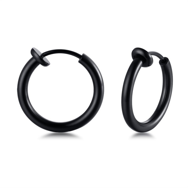 Wholesale Stainless Steel Hoop Earrings for Guys