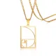Wholesale Stainless Steel Womens Gold Necklace and Pendant