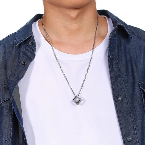 Wholesale Stainless Steel Cube Pendant Designs
