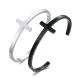 Wholesale Stainless Steel Bangle with Cross Charm