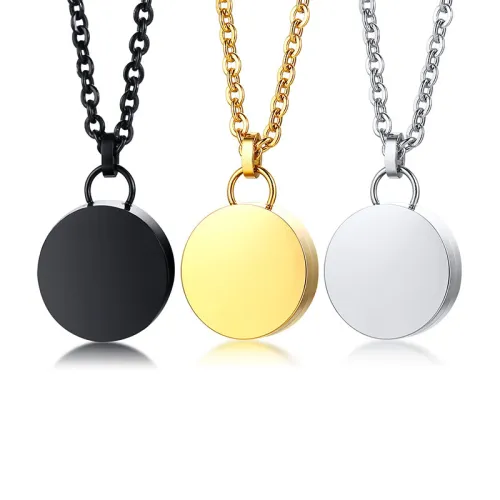 Wholesale Stainless Steel Human  Ashes Urn Necklace