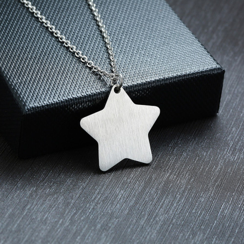 Wholesale Stainless Steel Custom Star Pendant Necklace