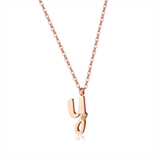 Wholesale Stainless Steel Letter Necklace Online Shopping
