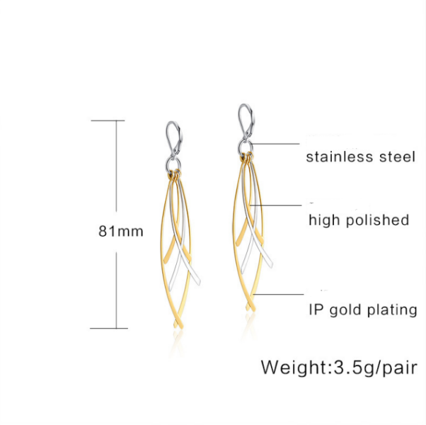Wholesale Stainless Steel Tassels Earrings for Ebay