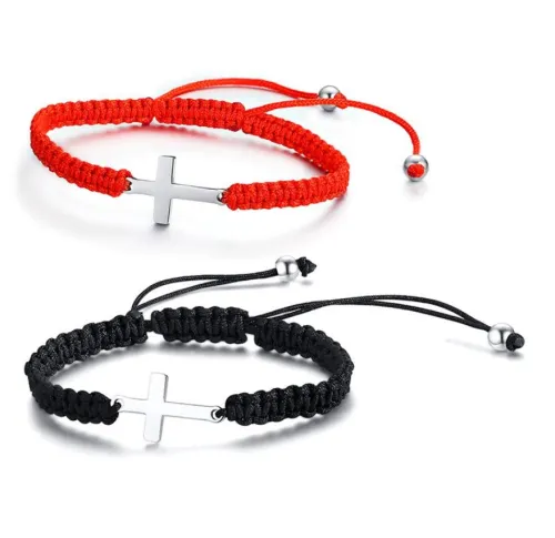 Wholesale Braided Rope Charm Bracelet