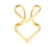 Wholesale Stainless Steel Golden Double Chevron Ring