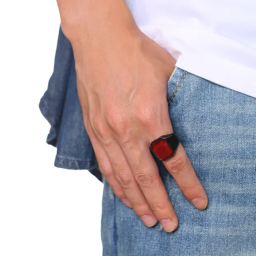 Wholesale Stainless Steel Onyx Stone Ring Benefits
