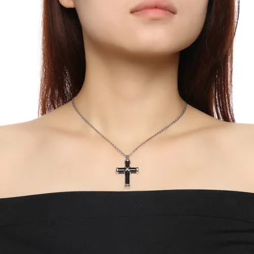 Wholesale Stainless Steel Cross Memorial Ashes Pendant