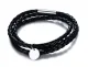 Wholesale New Stylish Leather Bracelet Multi-Layer Braided Rope