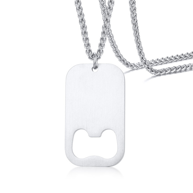 Wholesale Stainless Steel Dog Tag Pendant Keychain Gift