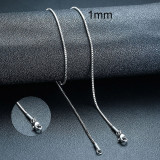 Wholesale Stainless Steel Men's Jewelry Box Chain Necklace