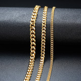 Wholesale Stainless Steel Men’s Cuban Chain necklaces