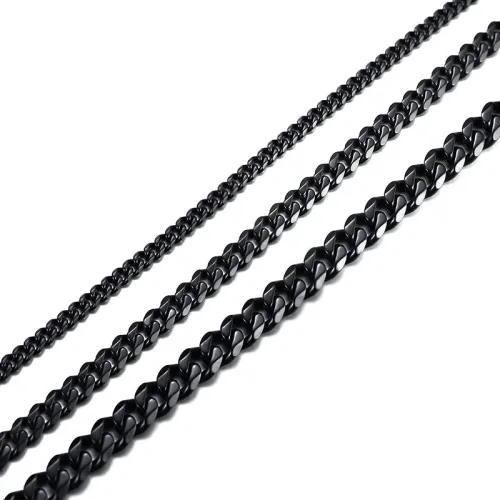 Wholesale Stainless Steel Classic Miami Cuban Link Necklace