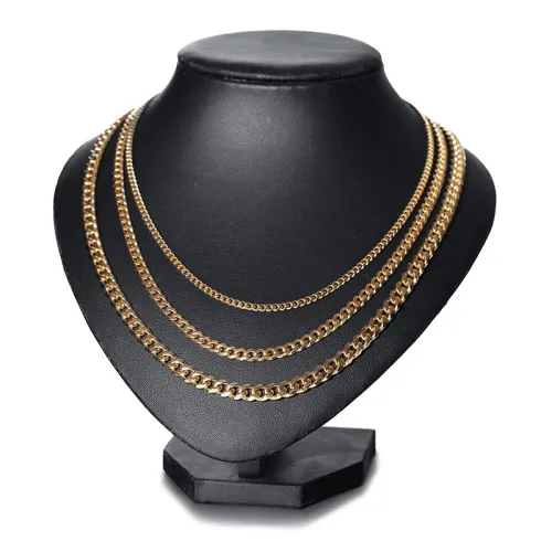 Wholesale Stainless Steel Men’s Cuban Chain necklaces