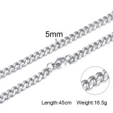 Wholesale Stainless Steel 3MM/5MM/7MM Cuban Necklace