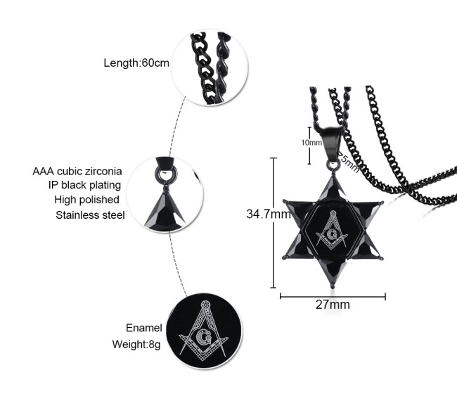 Wholesale Stainless Steel Masonic Pendants