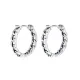 Wholesale Stainless Steel Curb Link Chain Huggie Hoop Earrings