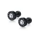 Wholesale Stainless Steel 9mm Roman Numeral Stud Earrings